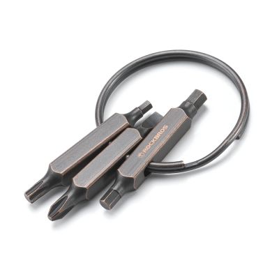 Rockbros VK-ARCO3 ROAD TO SKY Multitool 6-in-1 Schlüsselanhänger - Braun