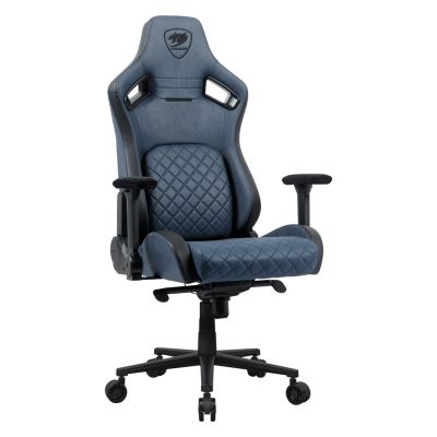 4. COUGAR CGR-DSF-BUB Universeller Gaming-Stuhl Gepolsterter Sitz Marineblau