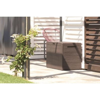 12. Gartenbox 140L Braun Woodebox