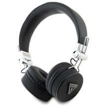 Guess Bluetooth-On-Ear-Kopfhörer ENC GUBH70PGTSPSK schwarz/schwarz. Gekörnte klassische runde Form