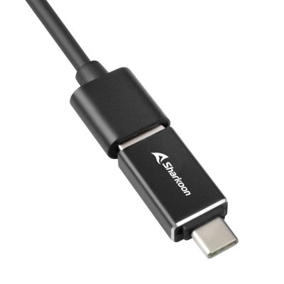 2. Sharkoon 4044951037575 Dockingstation, kabellos, USB 3.2 Gen 1 (3.1 Gen 1), Typ-C, Schwarz