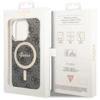 10. Guess 4G MagSafe Hülle für iPhone 14 Pro – Schwarz