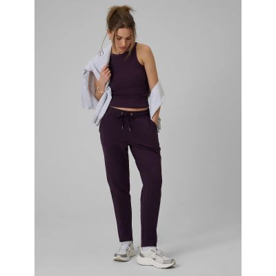 3. Schmal geschnittenes, geripptes Damen-Stricktop 4F 4FRAW25TSLEF310-50S
