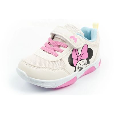 3. Leomil Kinder-Sportschuhe, Sneaker mit Minnie-Mouse-Motiv und Klettverschluss sowie LED-Beleuchtung