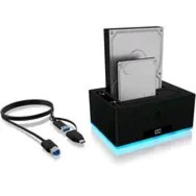 3. ICY BOX IB-127CL-U3 USB 3.2 Gen 1 (3.1 Gen 1) Typ-B Schwarz