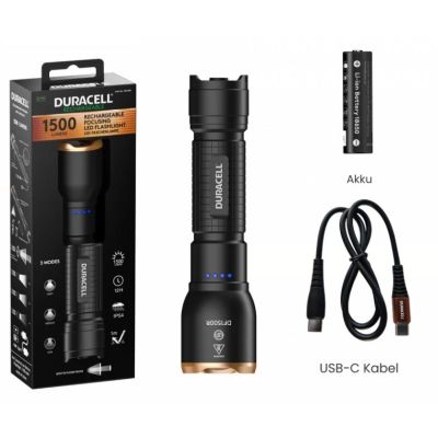 12. Duracell DF1500R Blister-Taschenlampe