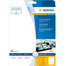 HERMA 4909 Bedruckbare Etiketten, weiß, selbstklebend