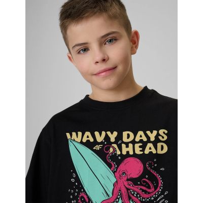 3. Baumwoll-T-Shirt für Jungen 4F 4FJRSS26TTSHM3904-20S
