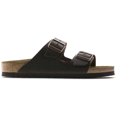 6. Birkenstock Arizona Nubuck Habana Narrow Brown Damen/Herren Flip-Flops (52533)