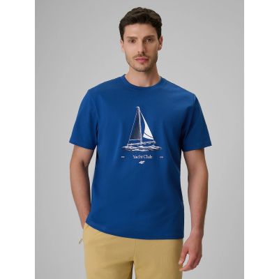 Lässiges Herren-T-Shirt mit Aufdruck 4F 4FRSS26TTSHM3996-033S