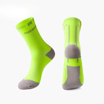 Rockbros Sportsocken, fluorgrau, Größe M