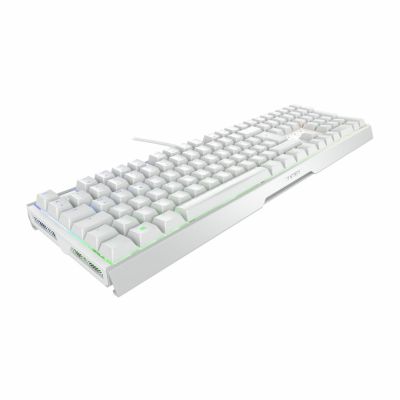4. CHERRY XTRFY MX 3.1 Tastatur – Standardgröße – Hintergrundbeleuchtung – USB-C – QWERTZ – Deutsch – Tastenschalter: CHERRY MX2A Braun – Weiß