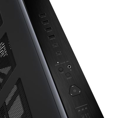 16. Asus ROG CRONOXGR801CURVE TG ARGB SCHWARZE Hülle