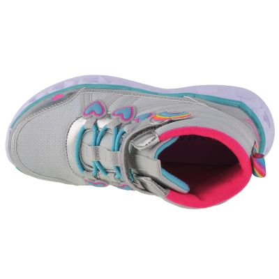 3. Skechers Sweetheart Lights - Süßes Styling 302668L-SMLT Silber 32