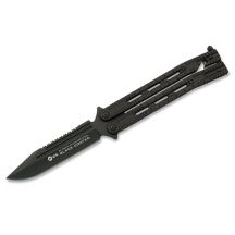 Butterfly-Messer K25 36214 Balisong Schwarz