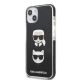 2. Karl Lagerfeld KLHCP13STPE2TK iPhone 13 mini 5,4" Hardcase schwarz / schwarz Karl & Choupette Head