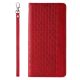5. Magnet Strap Case Hülle für iPhone 14 Pro Max Flip Wallet Mini Lanyard Ständer Rot