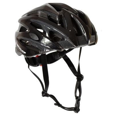 6. DUNLOP MTB SCHWARZER VERSTELLBARER RADHELM R. M (55-58CM)