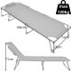 34. FALTBARES CAMPINGBETT, 3-POSITIONEN, 188 X 73 X 28 CM, DUNKELGRAU
