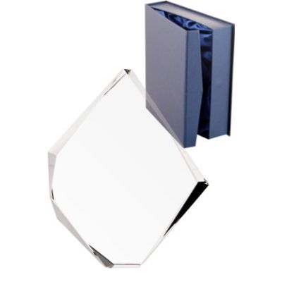 2. Glastrophäe mit Etui