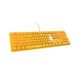 10. Ducky One 3 Gelbe Gaming-Tastatur USB Deutsch Gelb