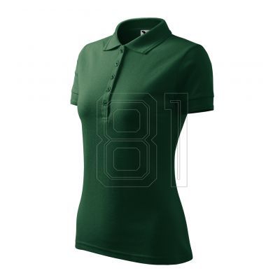 Malfini Pique Polo W MLI-210D3 dunkelgrünes Poloshirt