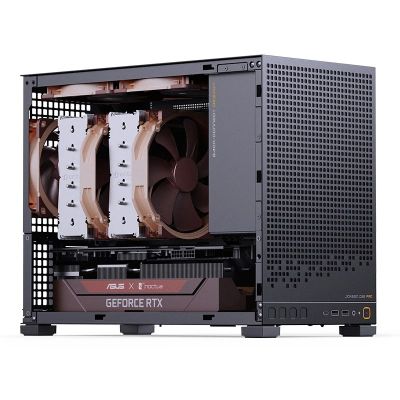 12. Jonsbo D32 PRO Midi-Tower Schwarz