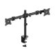 7. PureMounts PM-OFFICE-02 Monitorhalterung/Ständer 68,6 cm (27") Schreibtisch Schwarz