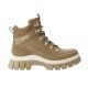Lee Cooper Damen-Winterstiefel, braune, gefütterte Stiefeletten
