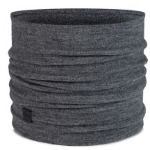 Buff Merino Fleece Schlauchschal – solid grey