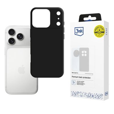 3mk Matt Case Pro für Apple iPhone 17 Pro – Mattschwarz