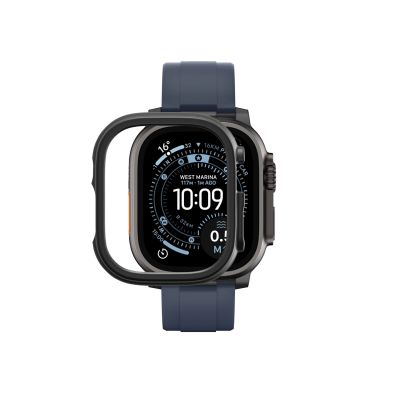 7. AmazingThing Minimalistische Schutzhülle für Apple Watch Ultra 3 49 mm – Schwarz