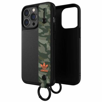 7. Adidas OR Hand Strap Case iPhone 13 Pro /13 6,1" schwarz-grün/schwarz-grün 47111