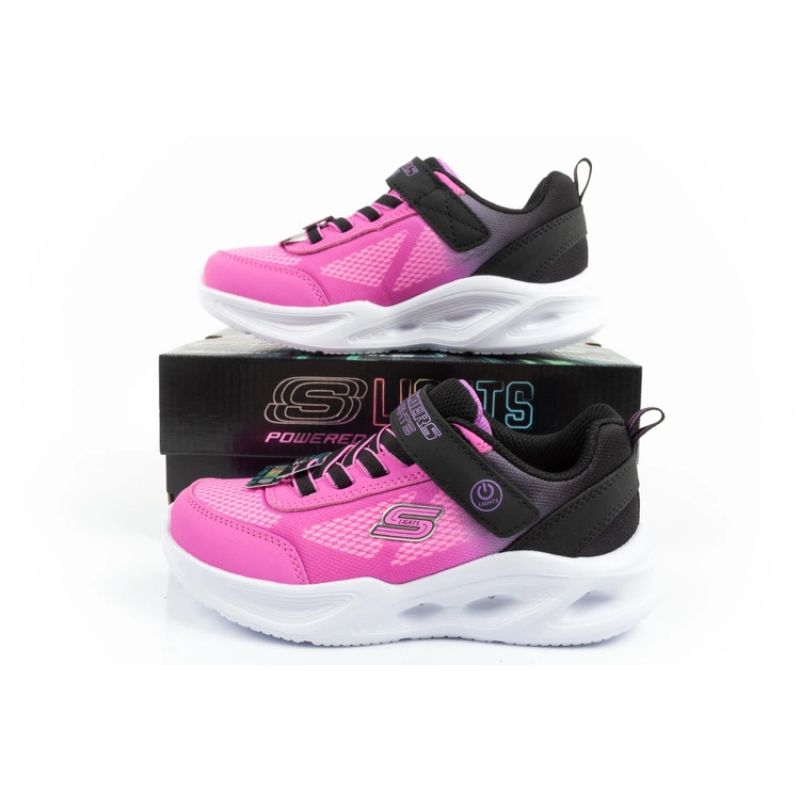 10. Skechers S Lights Mädchen Sportschuhe für Kinder bequeme LED