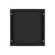 7. LANBERG Wandregalschrank 19" 12HE 600x450 Metalltür Schwarz (Bausatz) WF01-6412-00B