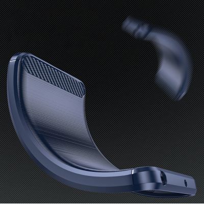 6. Carbon Case Silikonhülle für Samsung Galaxy S24 FE - blau