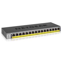 Netgear GS116PP-100EUS 16p PoE 183W (PoE+: 16p) Unmanaged Gigabit Switch