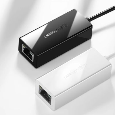 10. Ugreen externe Netzwerkkarte RJ45 - USB 2.0 100 Mbit/s Ethernet schwarz (CR110 20254)