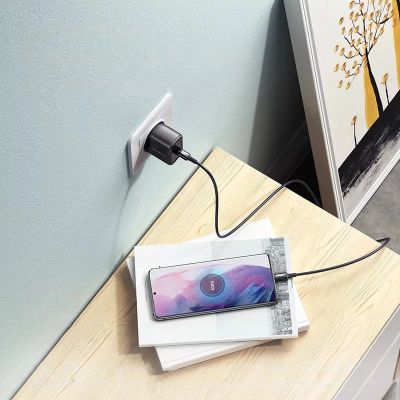 4. Ugreen USB Type C Ladegerät 25W Power Delivery + USB Type C Kabel 2m schwarz (50581)