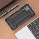 8. Hybrid Armor robuste TPU/PC Panzer Handyhülle Hard Case für Samsung Galaxy A22 4G silber