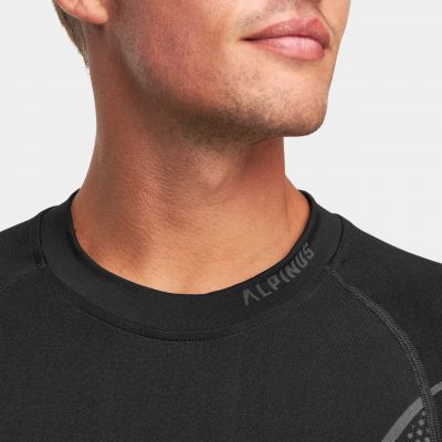 14. Alpinus Active Base Layer Set schwarz und grau Thermounterwäsche M GT43257