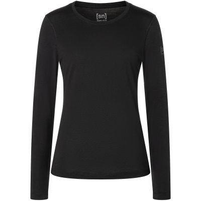 Damen-Thermo-Longsleeve SUPER.NATURAL W ARCTIC230 LS schwarz