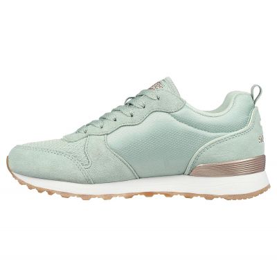 4. Skechers OG 85 Gold'n Gurl Damen Sneakers Grün (111-SAGE)