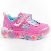 Skechers S Lights LED Kinder-Sportschuhe für Mädchen mit Klettverschluss
