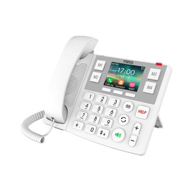 2. Fanvil X305 VoIP-Telefon, weiß, 2-zeiliges LCD-Display, WLAN