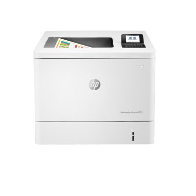 HP Color LaserJet Enterprise M554dn Drucker, Drucken, USB-Druck an der Vorderseite; Duplexdruck