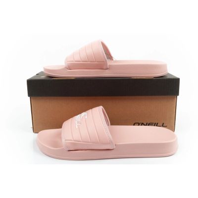 10. O'Neill Damen-Sportpantoffeln Kelso Slider, bequeme rosa Hausschuhe