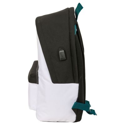 9. Real Madrid Sportrucksack mit USB-Anschluss und Laptopfach, Doppelrucksack 612554820