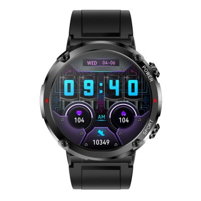 5. Gravity GT21-6 Smartwatch + rotes Silikonarmband