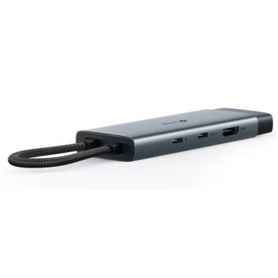 2. TP-LINK UH6120C Hub mit 2x USB-A 3.0, 1x USB-C 3.0, 1x USB-C PD, HDMI 4K, RJ45 GE